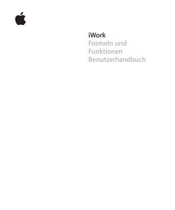iWork Formeln und Funktionen Benutzerhandbuch - Support - Apple