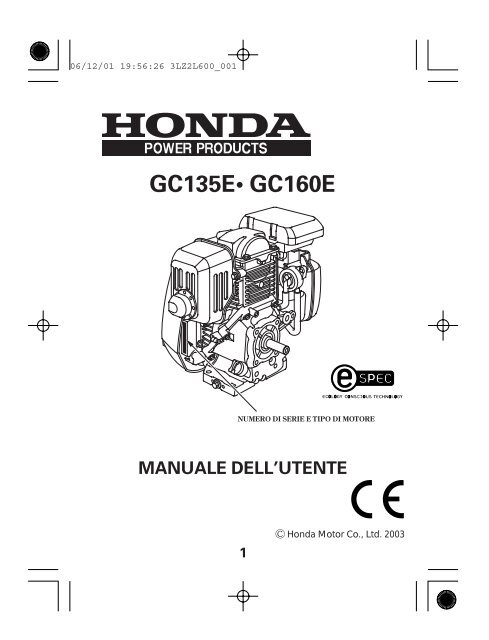 manuale dell'utente gc135e? gc160e