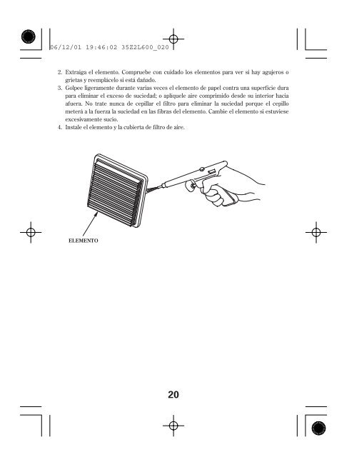 manual del propietario gc135e ? gc160e