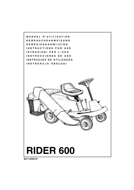 RIDER 600 - Stiga!