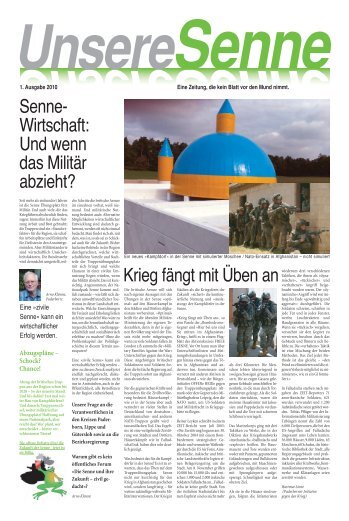 Unsere Senne - Initiative gegen den Krieg Paderborn