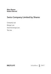 Swiss Company Limited by Shares - marc bauen