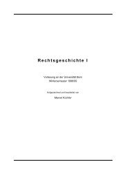 Rechtsgeschichte I - Marcel Küchler