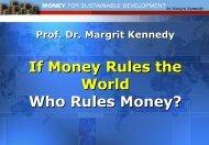 If Money Rules the World Who Rules Money? - Prof. Dr. Margrit ...