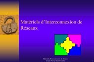 Matériels d'Interconnexion de Réseaux