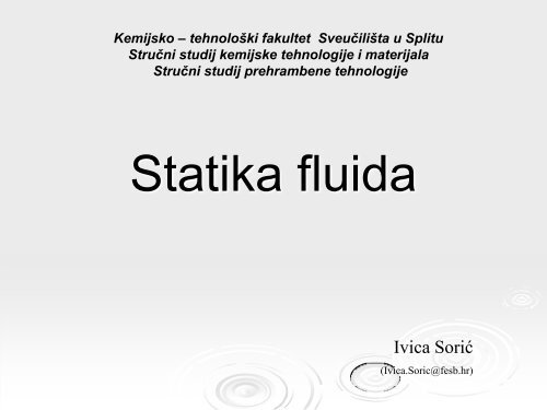 Statika fluida