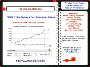 WEB.Kurzpräsentation: Forex Trading Systeme