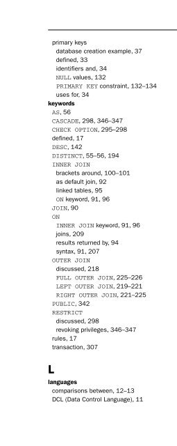 Beginning SQL