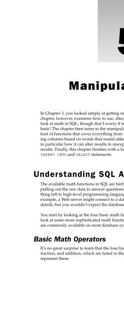 Beginning SQL