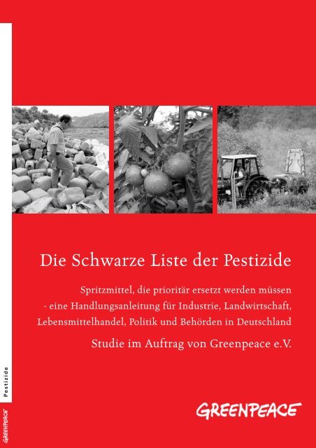 Die Schwarze Liste der Pestizide - Greenpeace