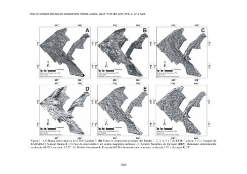 Aplicação de técnicas de processamento digital de imagem ... - Inpe