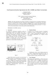 Uma Proposta de Interface Operacional entre SIG e SGBDR ... - Inpe