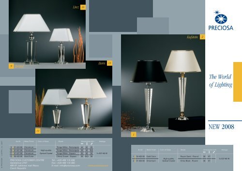 Catalog 10 - The World of Lighting 2008