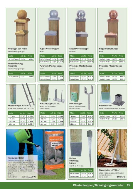 Garten-Katalog 2013 Seite 1