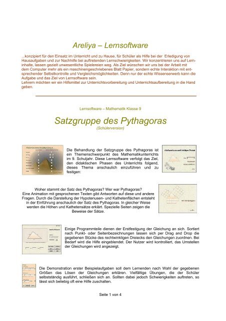 Satzgruppe des Pythagoras