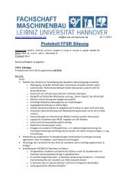 FFSR_Protokoll_2010-11-25 - Fachschaft Maschinenbau der ...