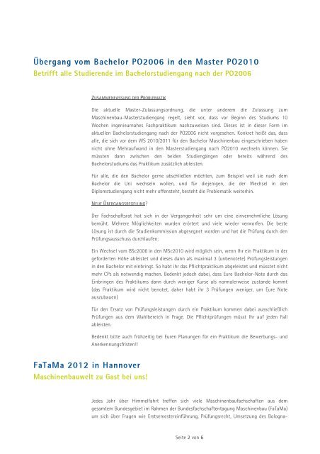 FSR_Newsletter_02_11 - Fachschaft Maschinenbau der Leibniz ...