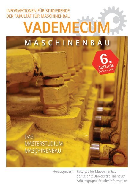 Master SoSe 2013 - Fachschaft Maschinenbau der Leibniz ...