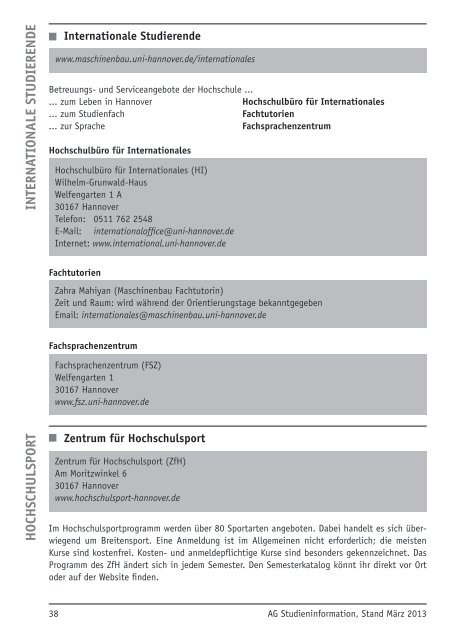 Master SoSe 2013 - Fachschaft Maschinenbau der Leibniz ...