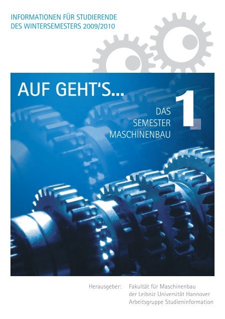 1. Sem. WiSe 2009/2010 - Fachschaft Maschinenbau der Leibniz ...