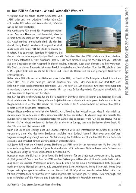 1. Sem. WiSe 2009/2010 - Fachschaft Maschinenbau der Leibniz ...