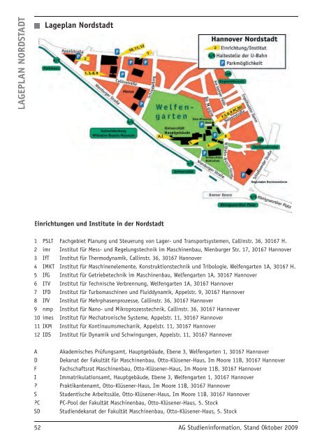 1. Sem. WiSe 2009/2010 - Fachschaft Maschinenbau der Leibniz ...