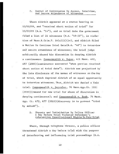 NO. SJC-10824 PURSUANT TO GLC 211, 5 3 FROM ... - Mass Cases