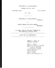 463 Mass. 353 - Appellee Commonwealth Brief - Mass Cases