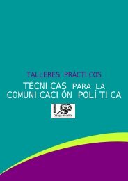 información de los Talleres - Master en Comunicación Política