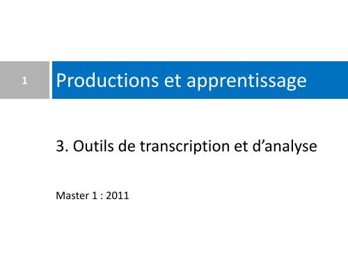 Master 2: didactique - masterfle