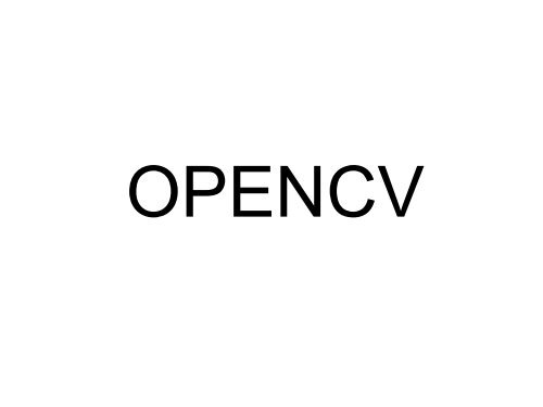 OpenCV pdf