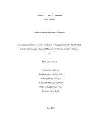 Nonlinear Media as Interactive Narrative - Media Arts and ...