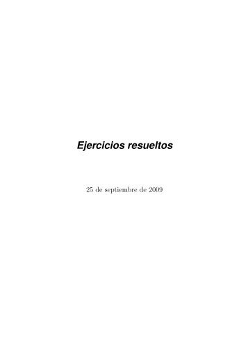 Ejercicios resueltos