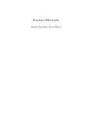 Ecuaciones Diferenciales Manuel Fernández Garc´ıa-Hierro