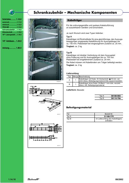 Schränke, 19"-Gehäuse und Klimatechnik - HTL Wien 10