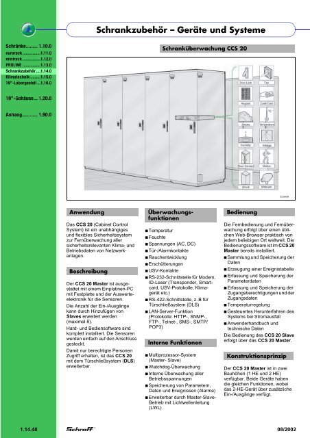 Schränke, 19"-Gehäuse und Klimatechnik - HTL Wien 10