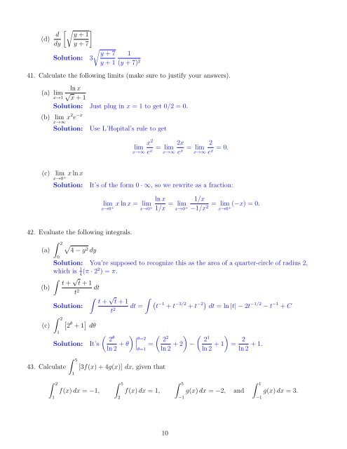 Answers to Review Sheet for Final Exam