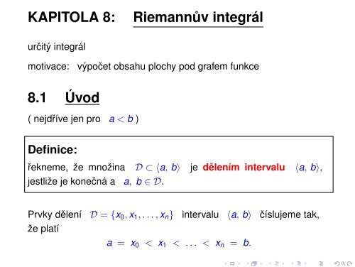 Matematika pro Kybernetiku Lecture Notes