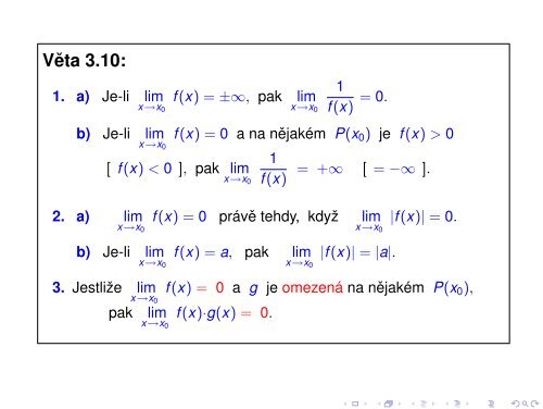 Matematika pro Kybernetiku Lecture Notes