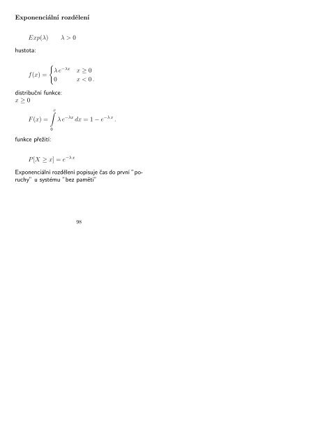 Matematika 4B - Katedra matematiky FEL ČVUT