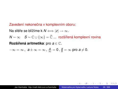 Lecture notes 2011 (slides), pdf.file - Katedra matematiky FEL ČVUT