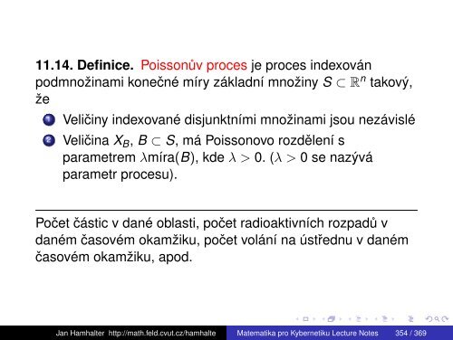 Lecture notes 2011 (slides), pdf.file - Katedra matematiky FEL ČVUT