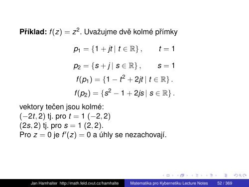 Lecture notes 2011 (slides), pdf.file - Katedra matematiky FEL ČVUT