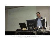 Pictures from the Awards Ceremony - Department of Mathematics ...