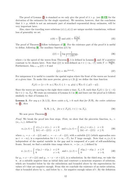 Traveling Wave Solutions in a Reaction-Diffusion Model for Criminal ...