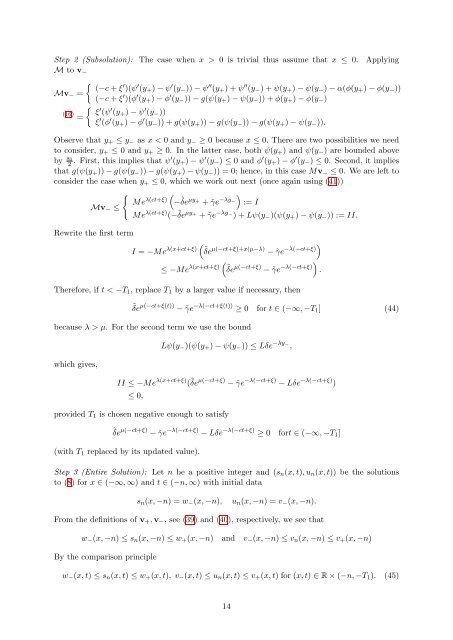 Traveling Wave Solutions in a Reaction-Diffusion Model for Criminal ...