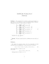 MATH 220: Problem Set 8 Solutions - Stanford University