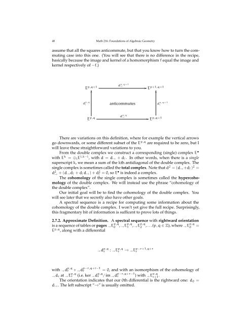 math 216: foundations of algebraic geometry - Stanford University