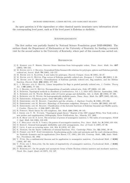 LEVEL EULERIAN POSETS 1. Introduction It is the instinct of every ...