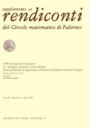 Serie II numero 81 - Dipartimento di Matematica e Informatica